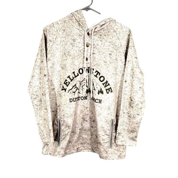 Yellowstone Dutton Ranch Pullover Hoodie Sweatshirt Long Sleeve Womens Size Med - Picture 1 of 7